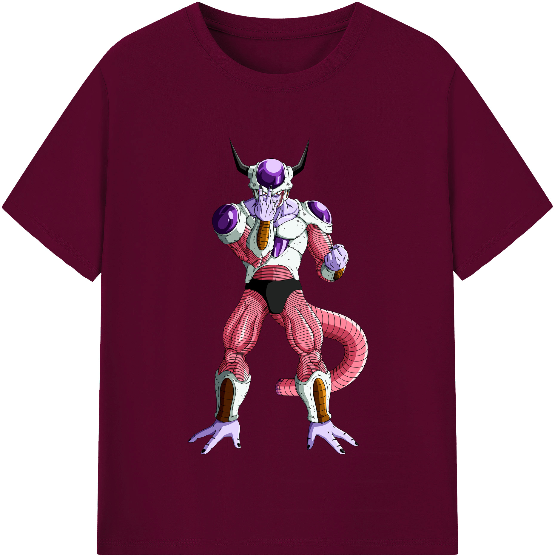 （画像用） ドラゴンボール フリーザ DRAGON BALL Frieza レディースカジュアルプリントTシャツ（綿100％）